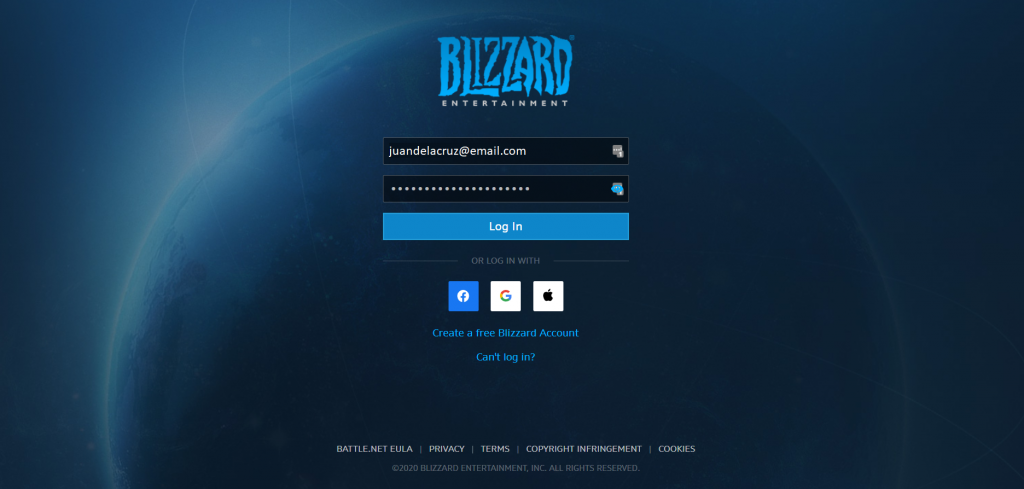 free blizzard balance codes