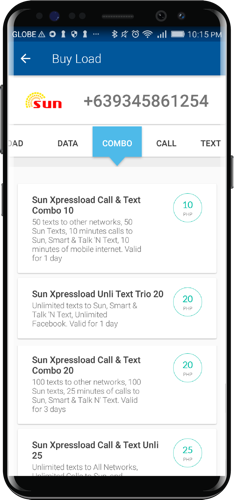 buy sun load and sun prepaid load promos online coins ph buy sun load and sun prepaid load