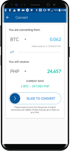 convert btc to php coins ph