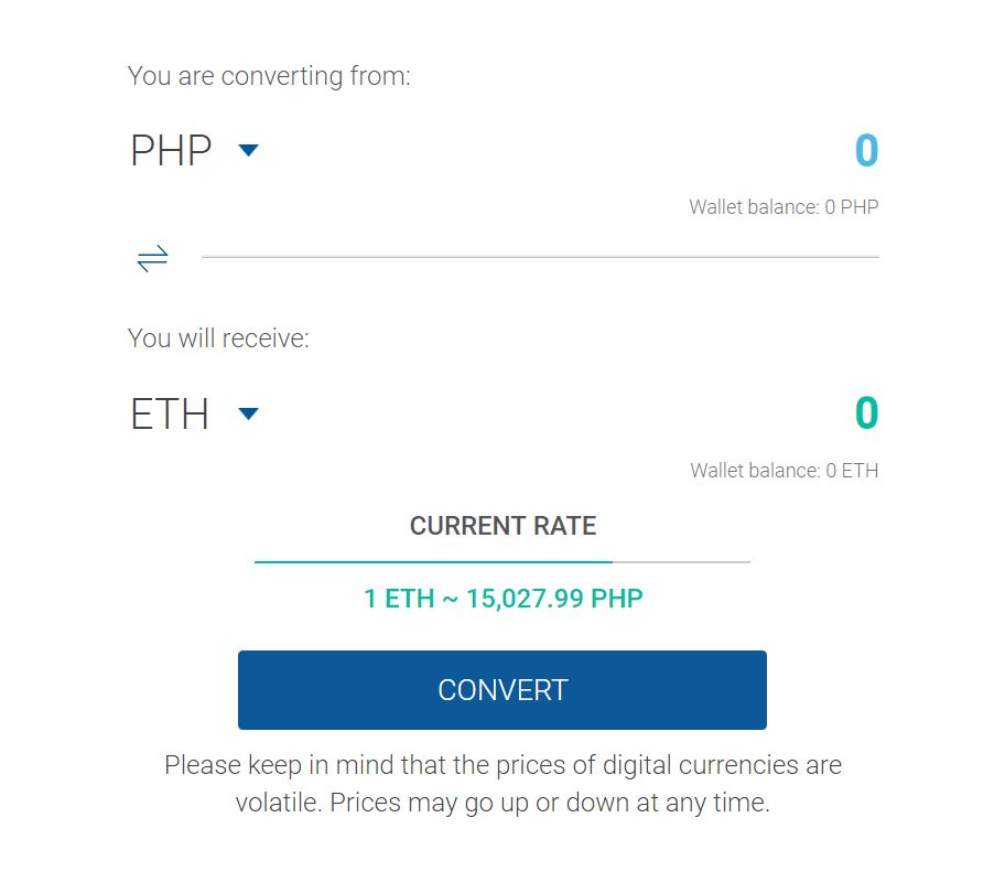 How to send eth to coinsph