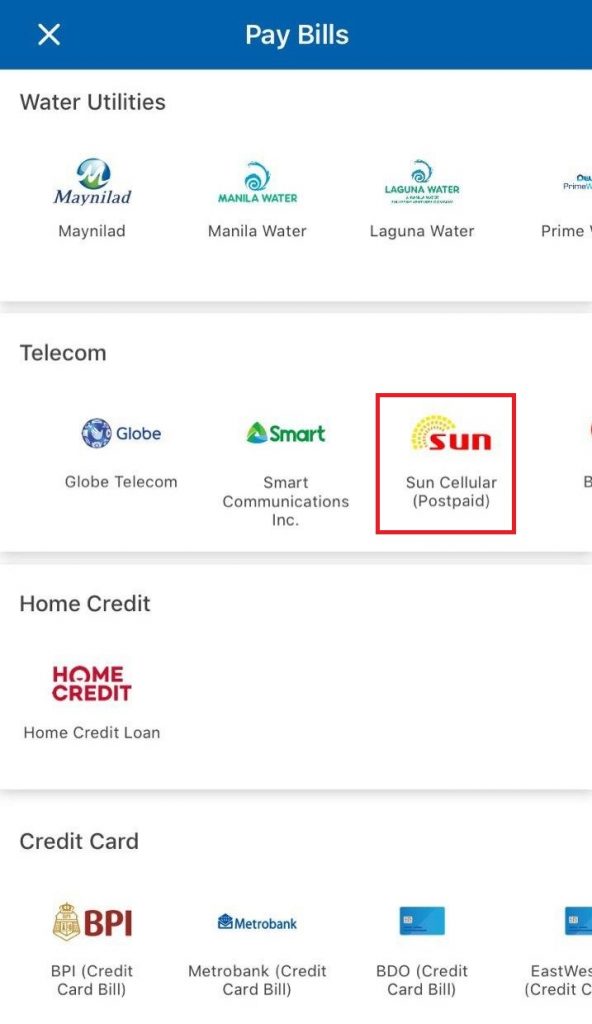 how to pay sun cellular postpaid bills online coins ph how to pay sun cellular postpaid bills